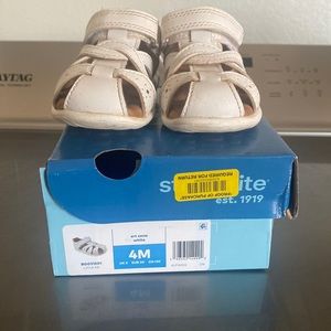 Toddler girl white stride rite sandals